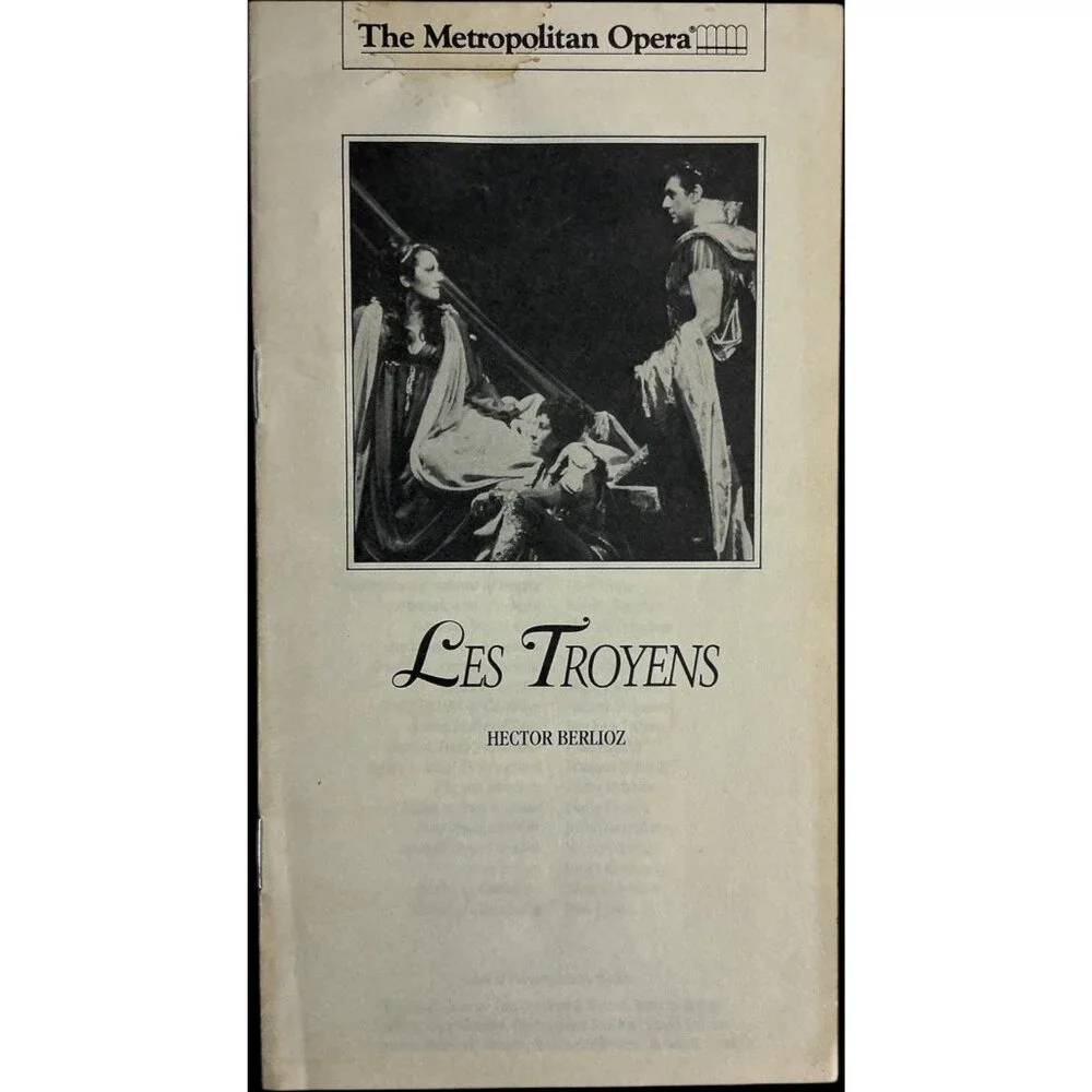 The Metropolitan Opera Les Troyens (1983) VHS Placido Domingo Opera